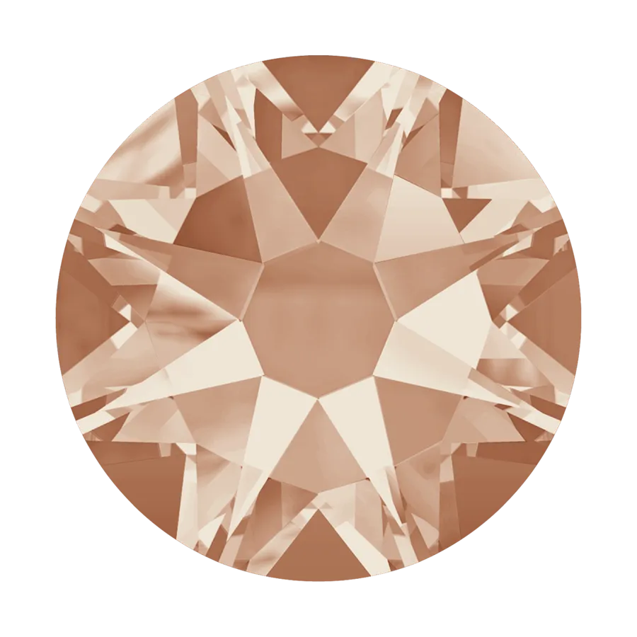 2038 & 2078 Swarovski Flatback Hotfix, Light Peach (362)