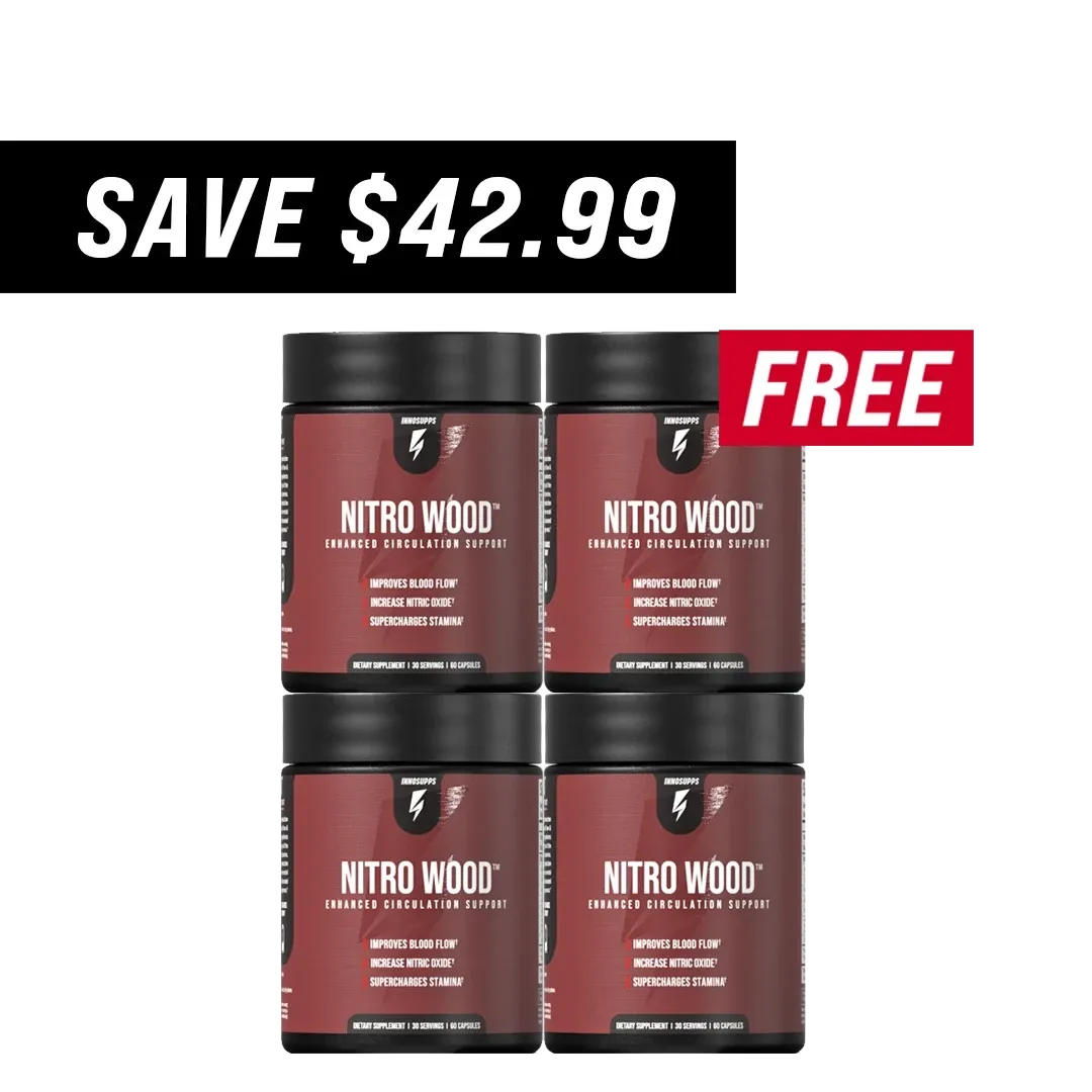 3 Bottles of Nitro Wood   1 FREE