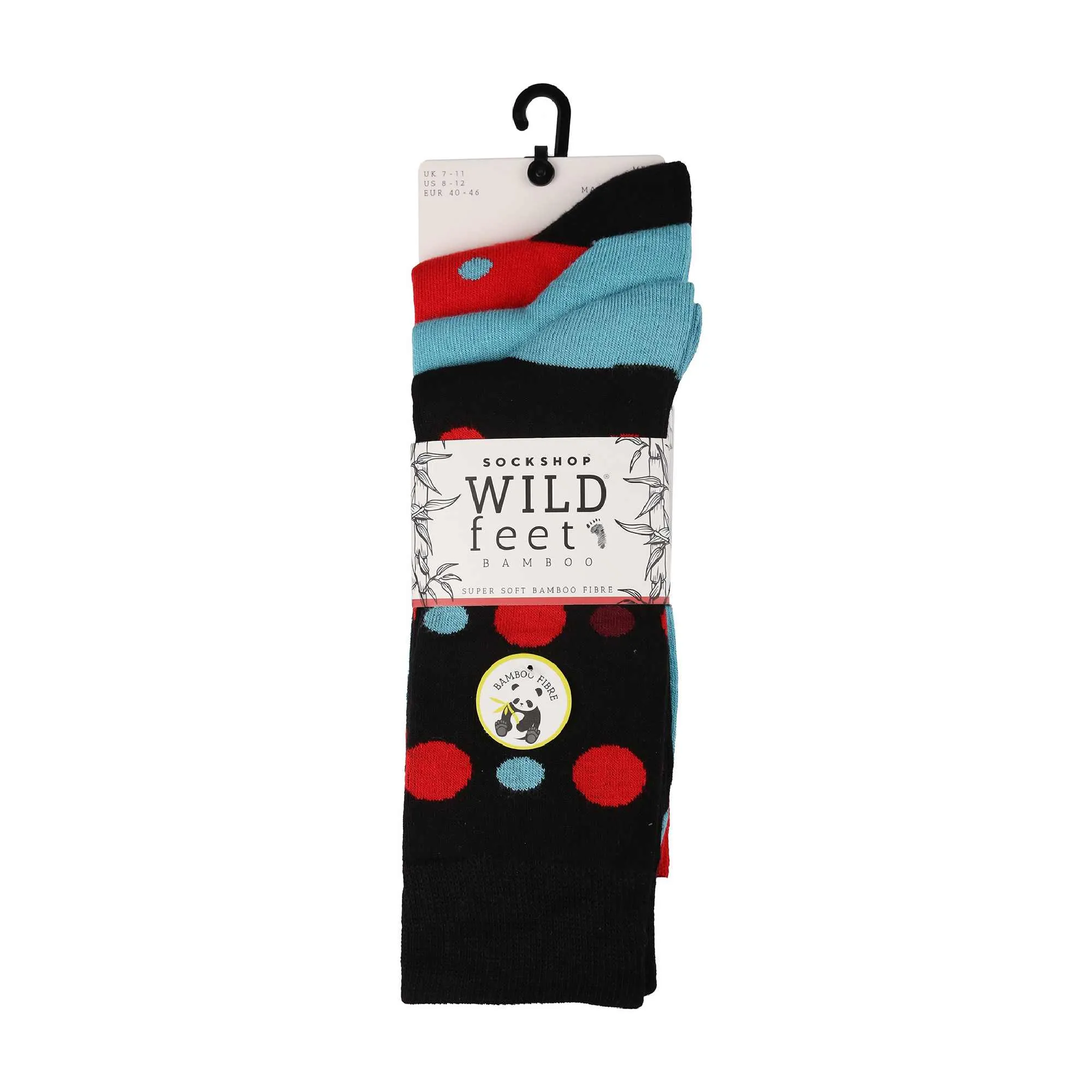 3 Pack Mens Colourful Modern Patterned Bamboo Dress Socks