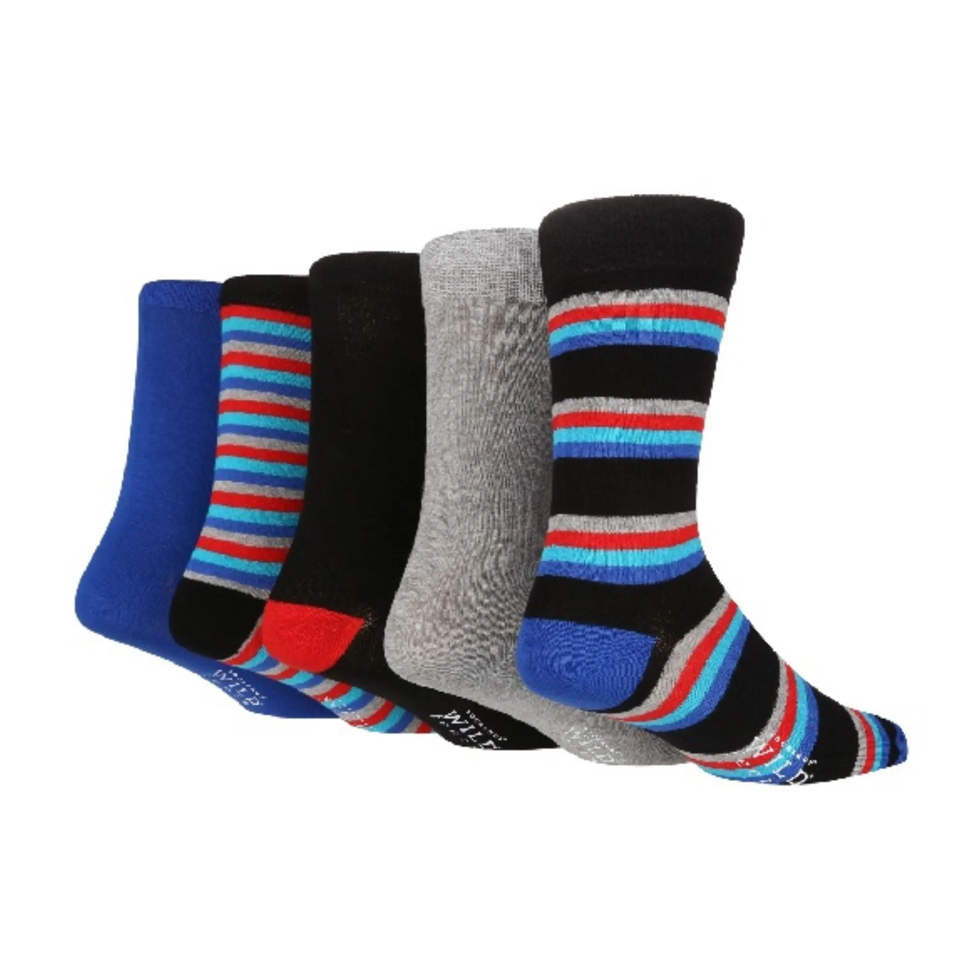 3 Pack Mens Colourful Modern Patterned Bamboo Dress Socks