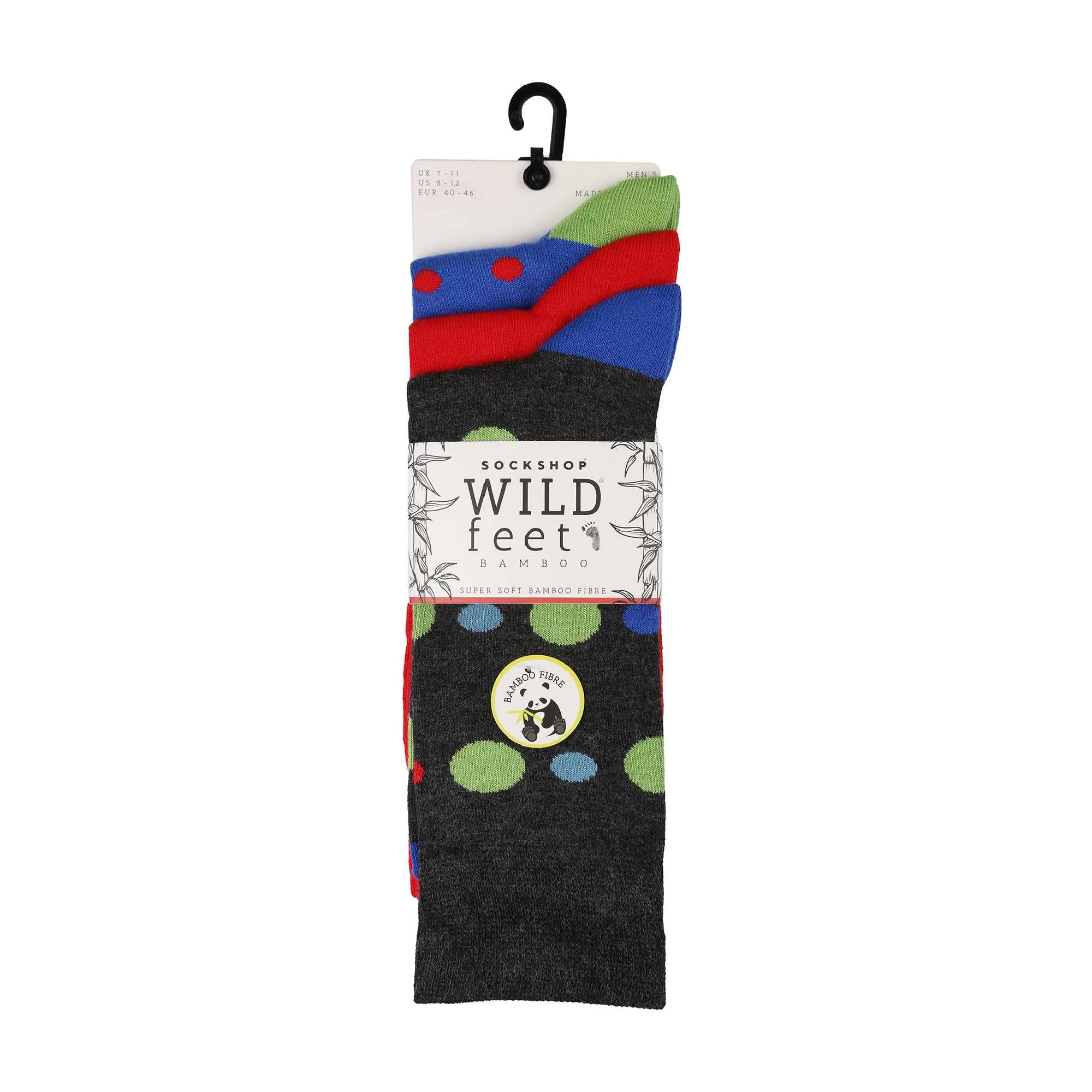3 Pack Mens Colourful Modern Patterned Bamboo Dress Socks