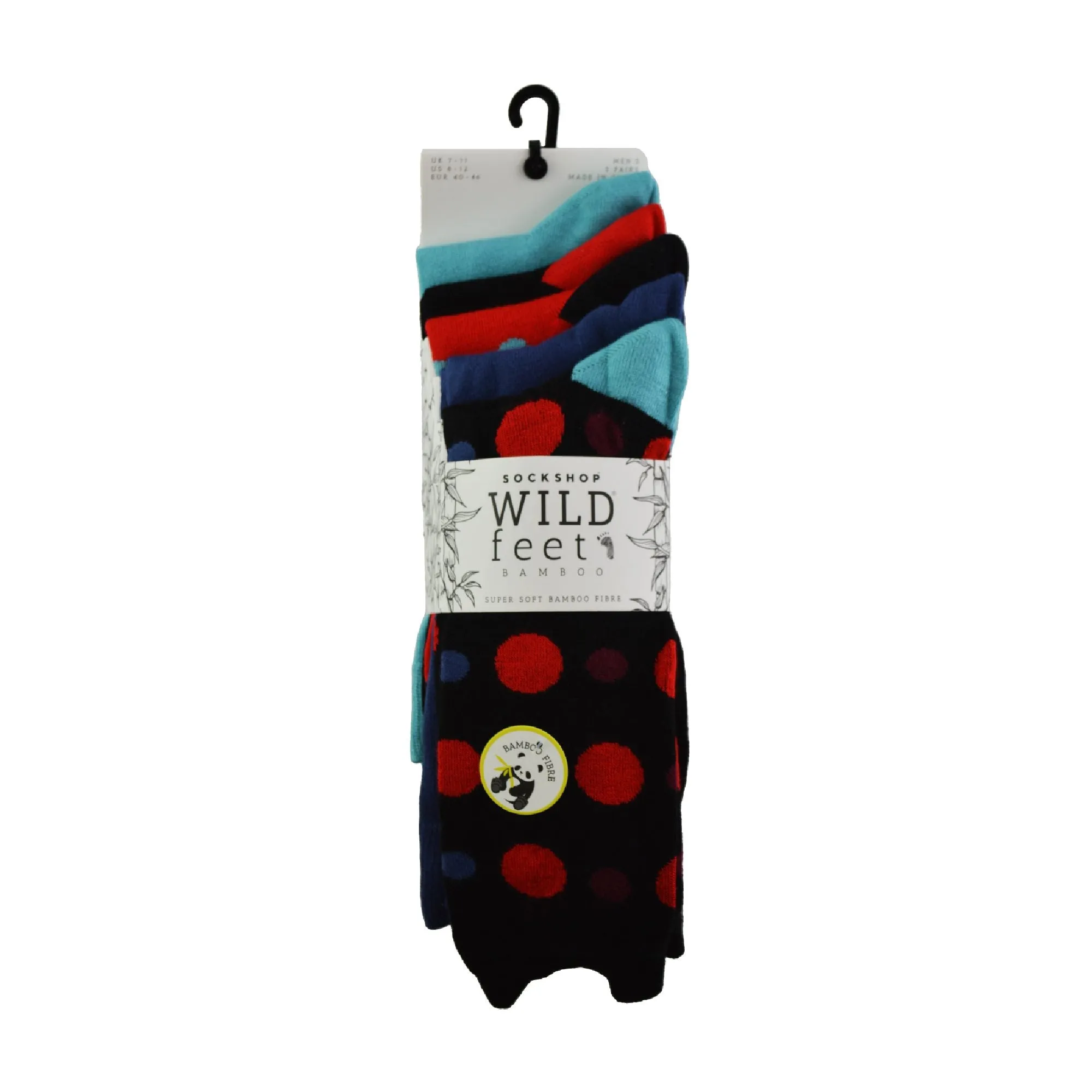 5 Pack Mens Colourful Striped Patterned Bamboo Dress Socks