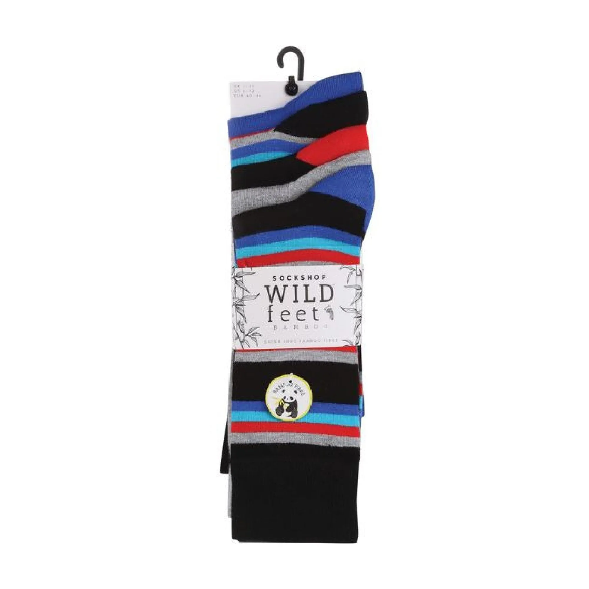 5 Pack Mens Colourful Striped Patterned Bamboo Dress Socks