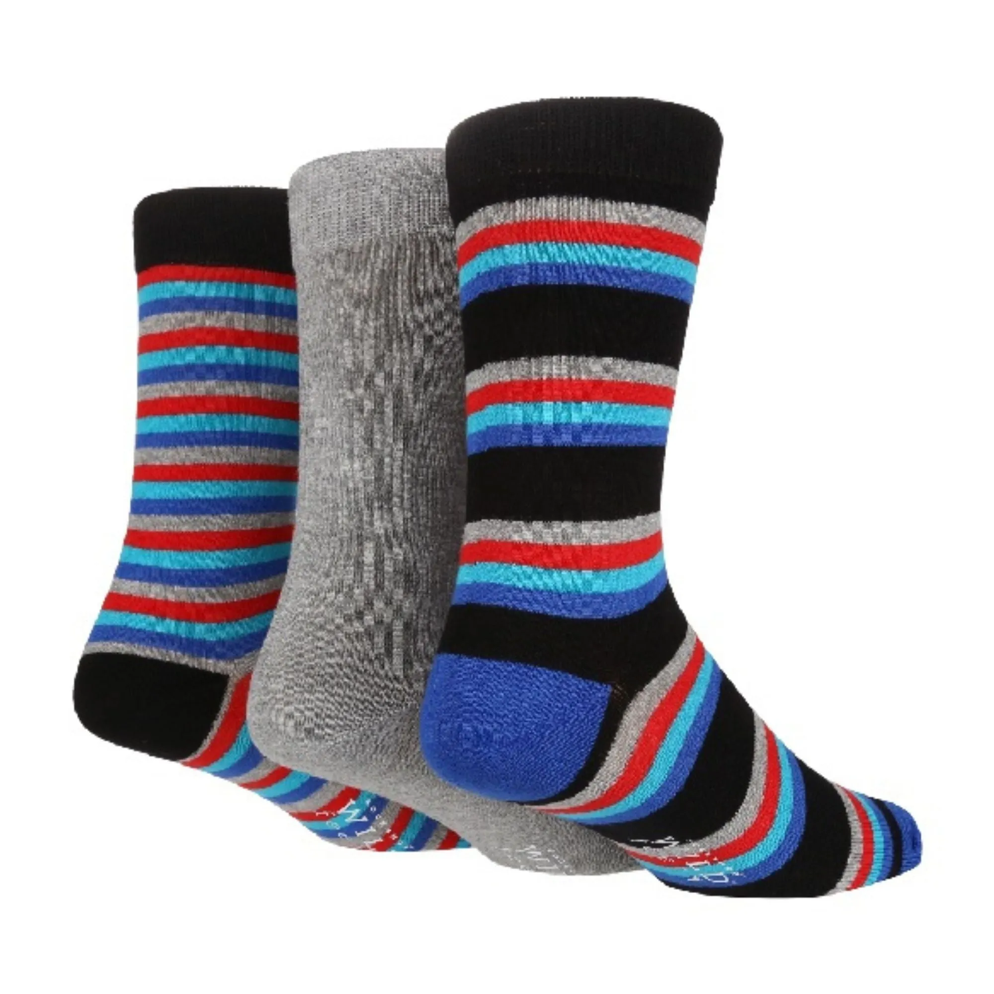 5 Pack Mens Colourful Striped Patterned Bamboo Dress Socks