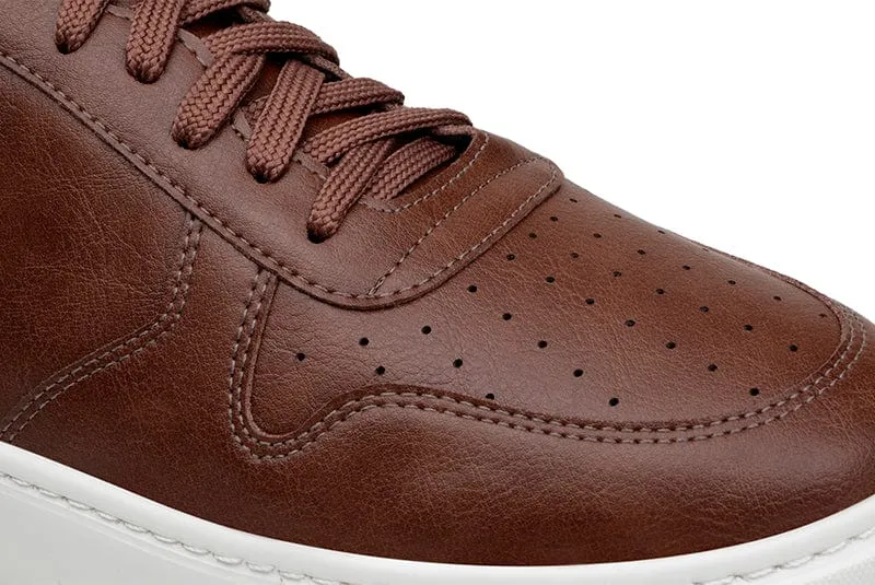 645 Unisex Vegan Leather Sneakers | Brown