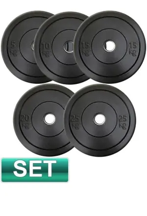 70KG BUMPER WEIGHT PLATES GYM PACKAGE