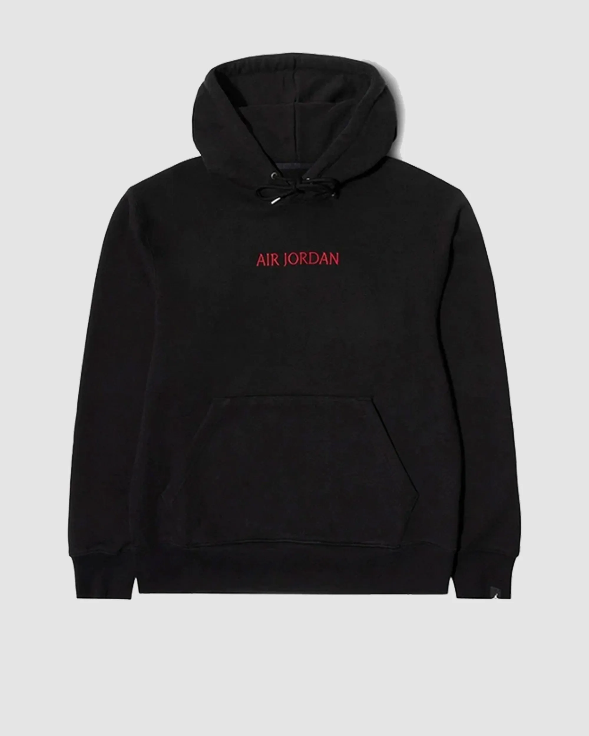 AIR JORDAN FLEECE HOODIE "BLK/GYM RED"