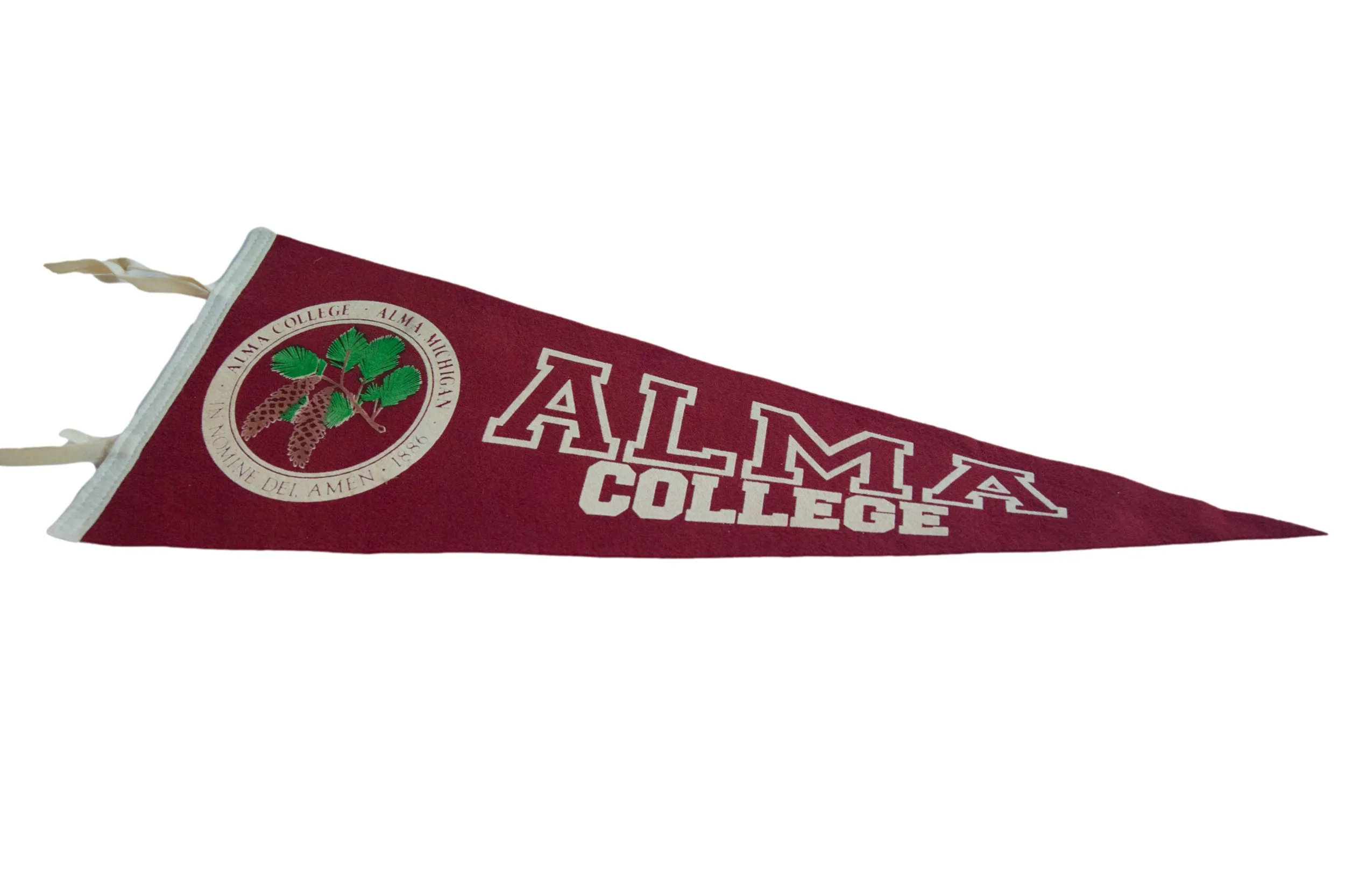 Alma College Michigan Felt Flag Pennant