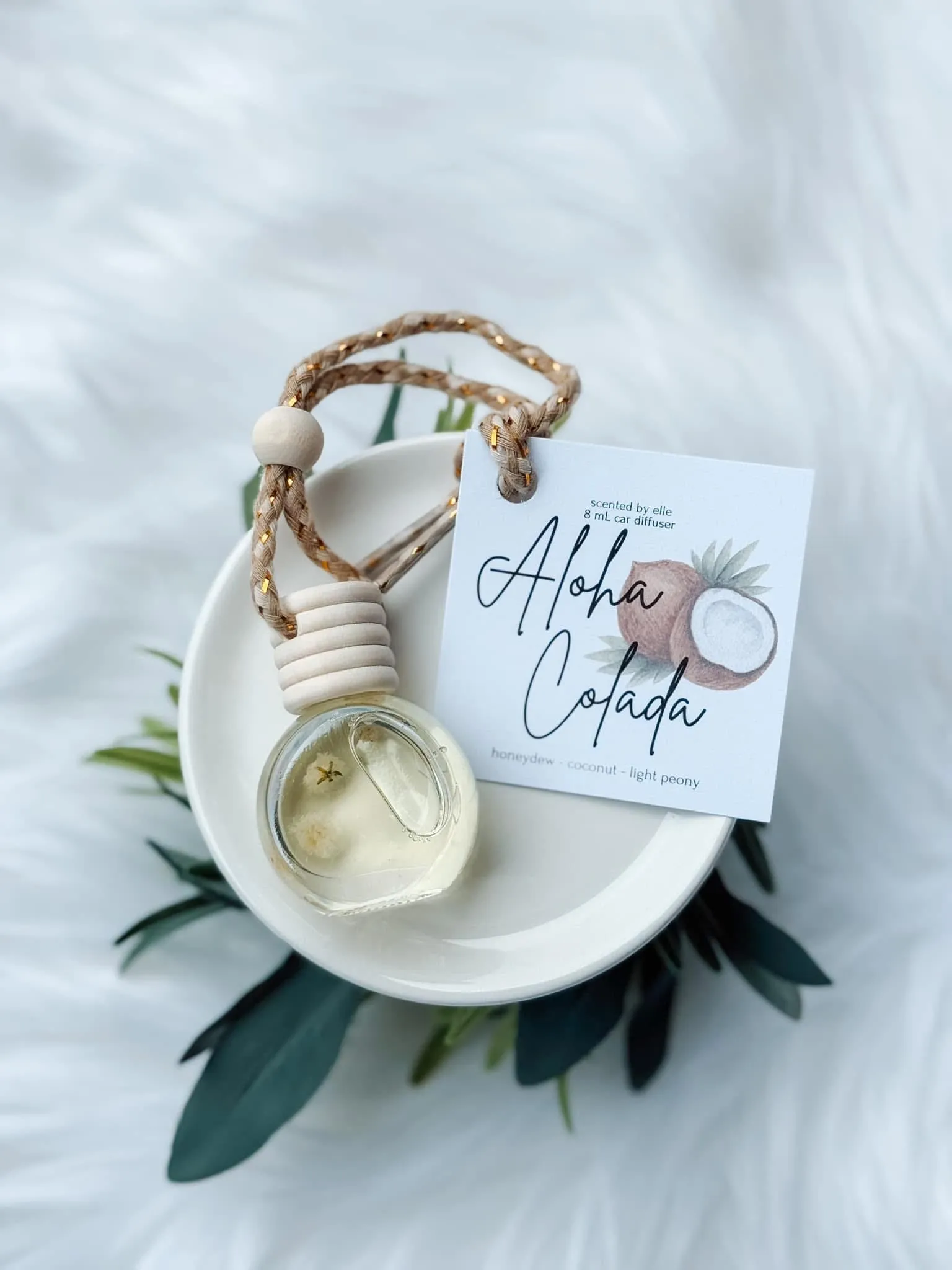 Aloha Colada Car Reed Diffuser Freshie Carfume