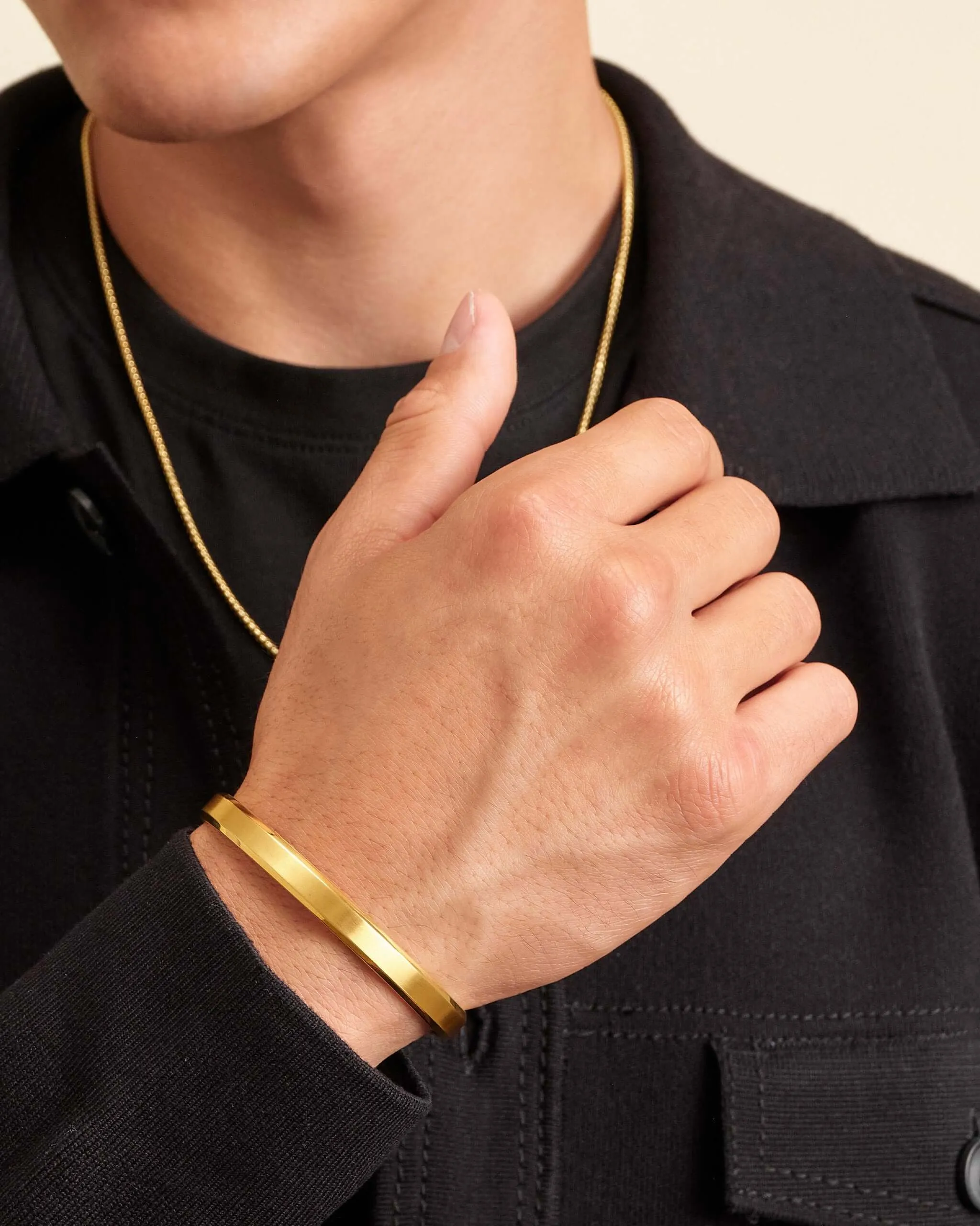 Avenue Cuff Bracelet - Gold
