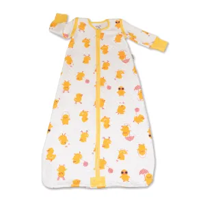 Bamboo Classic Sleeping Sack w/Detachable Sleeves 1 TOG(Little Chick Print)