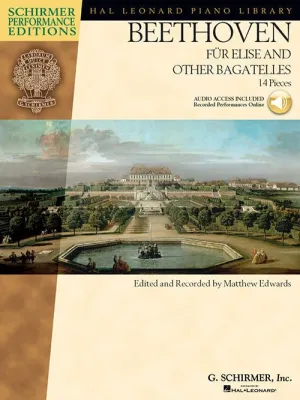 Beethoven, Fur Elise and Other Bagatelles (Book & Audio Access)