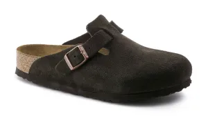 Birkenstock Boston Soft Footbed Suede Leather Clog