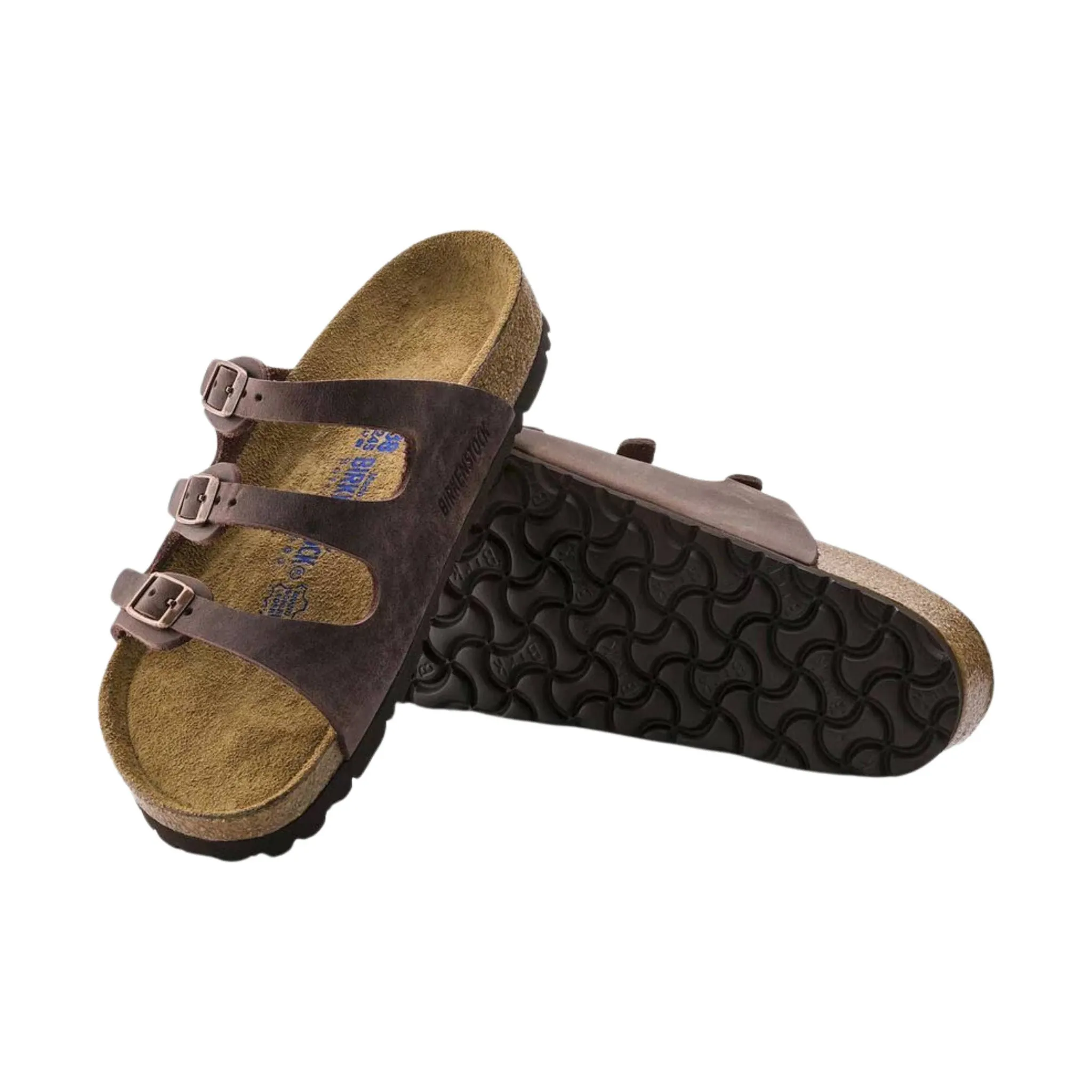 Birkenstock Florida Soft Footbed Sandal - Oiled Leather Habana