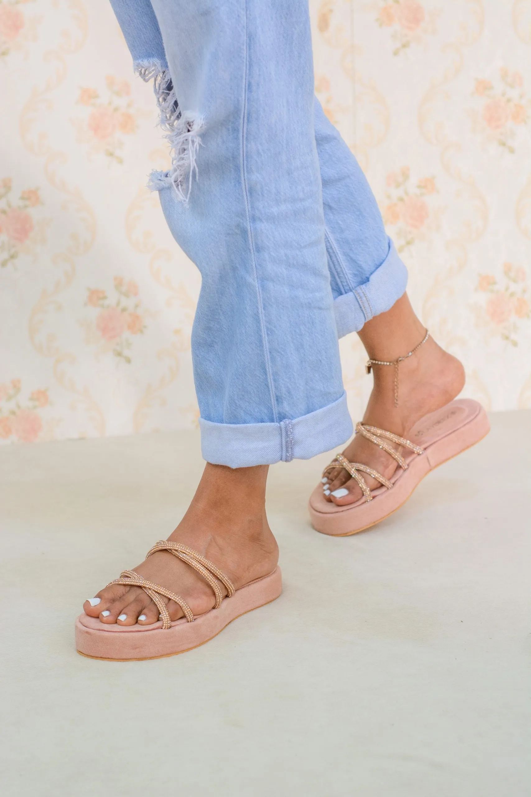 Bliss Diamond Flatforms