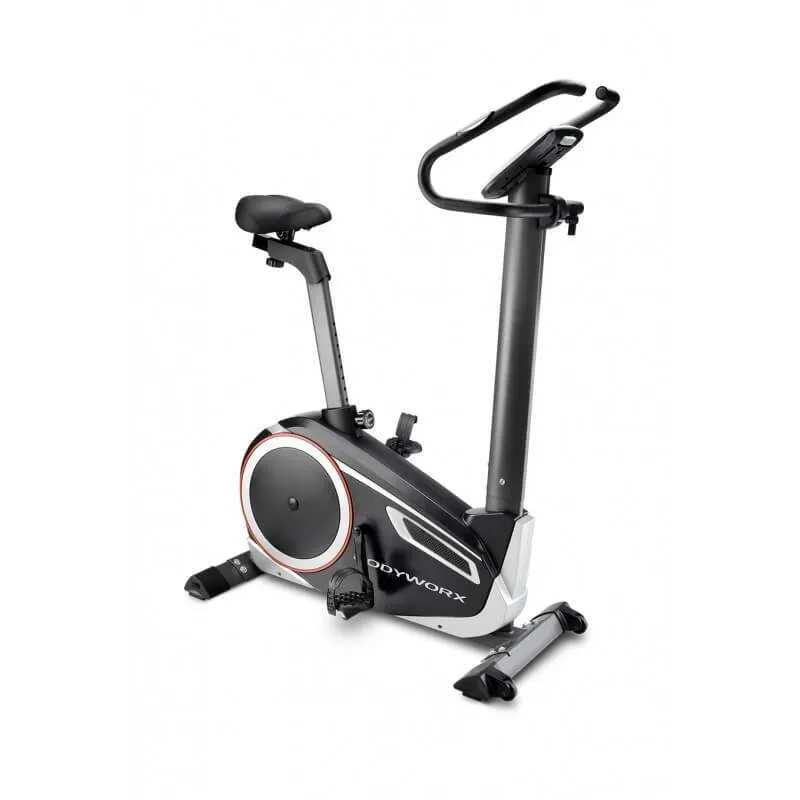 BODYWORX PROGRAMMABLE MAG UPRIGHT EXERCISE BIKE 8KG FLYWHEEL