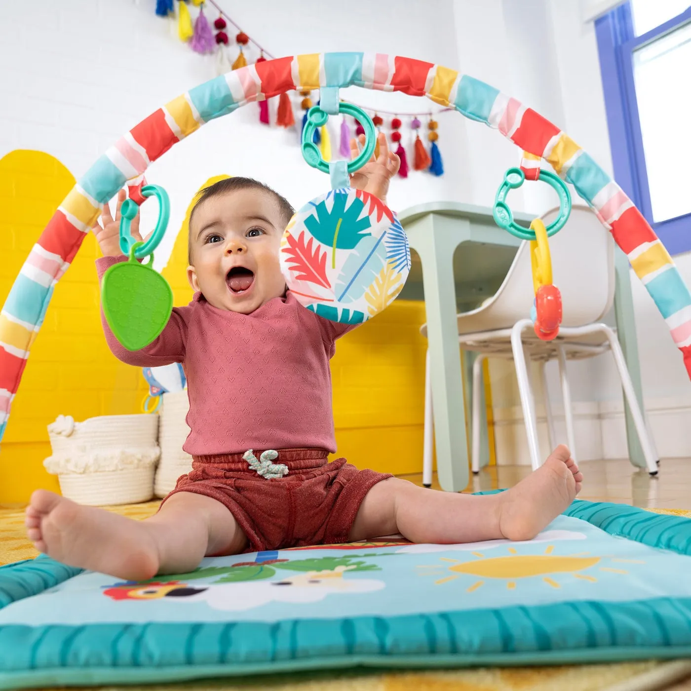 Bright Starts Tiki Toy Bar Activity Gym