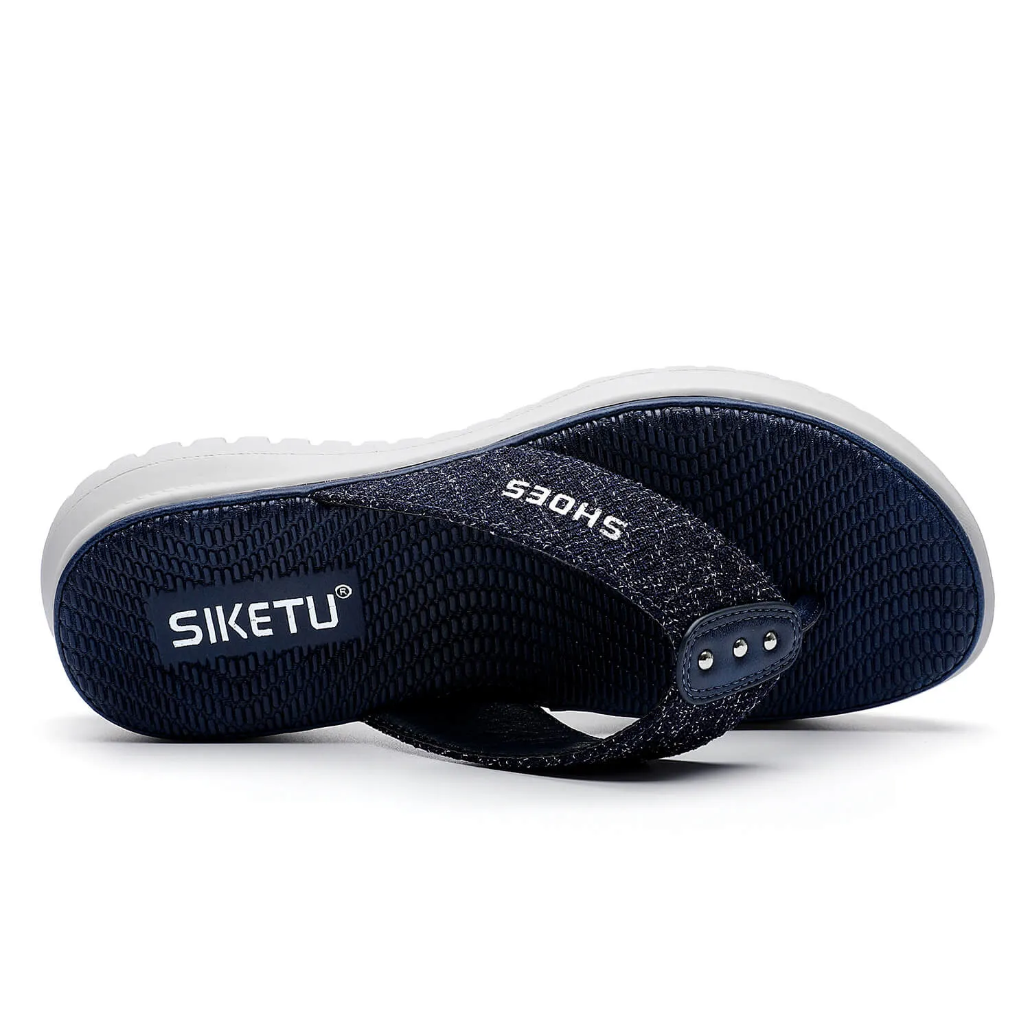 Brinkley Reef T-Strap Flip Flops - Siketu