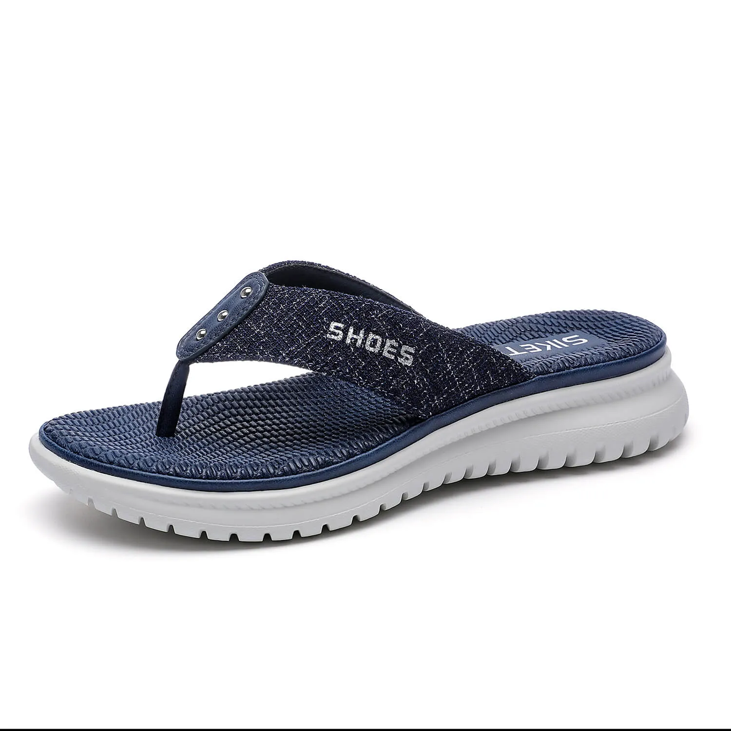 Brinkley Reef T-Strap Flip Flops - Siketu