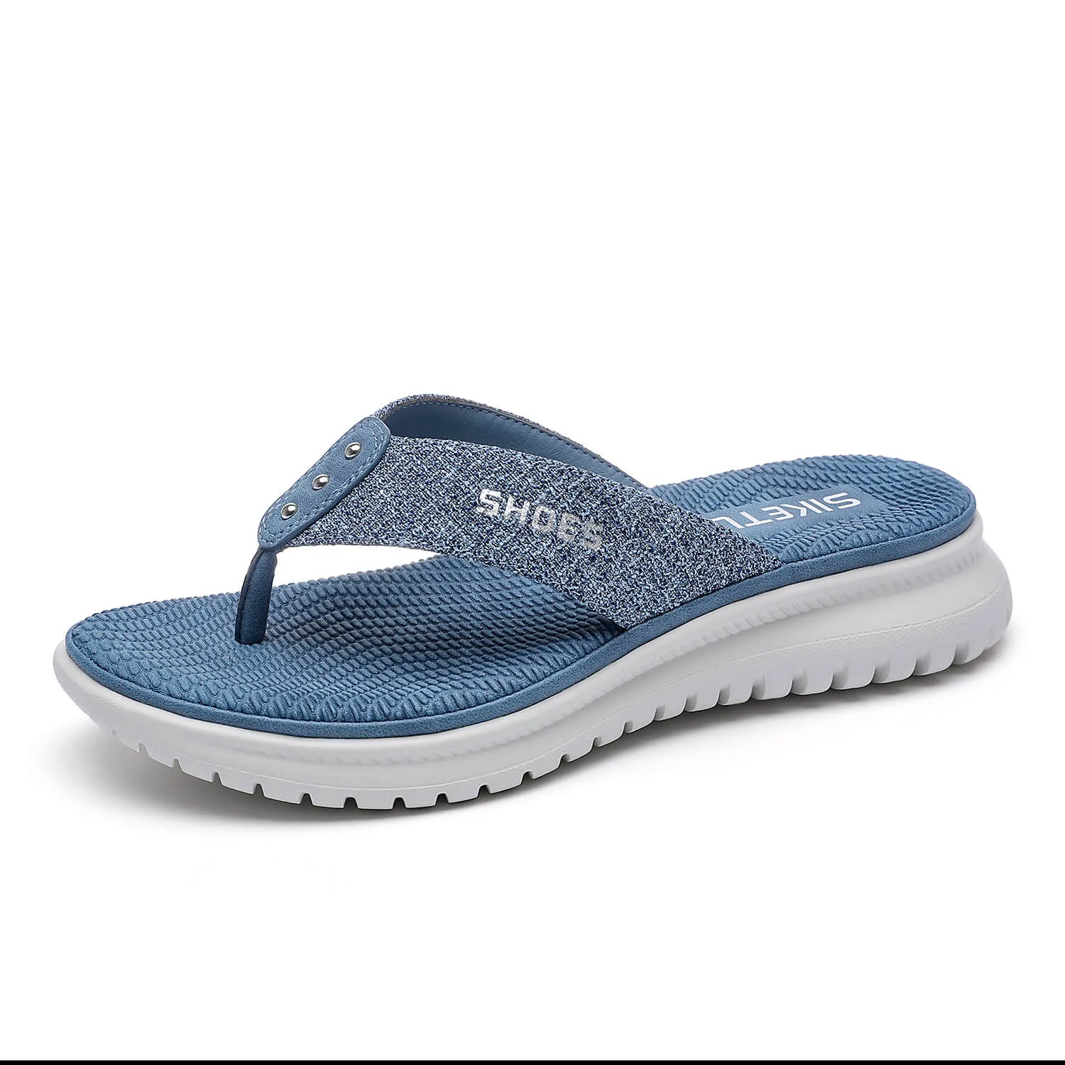 Brinkley Reef T-Strap Flip Flops - Siketu