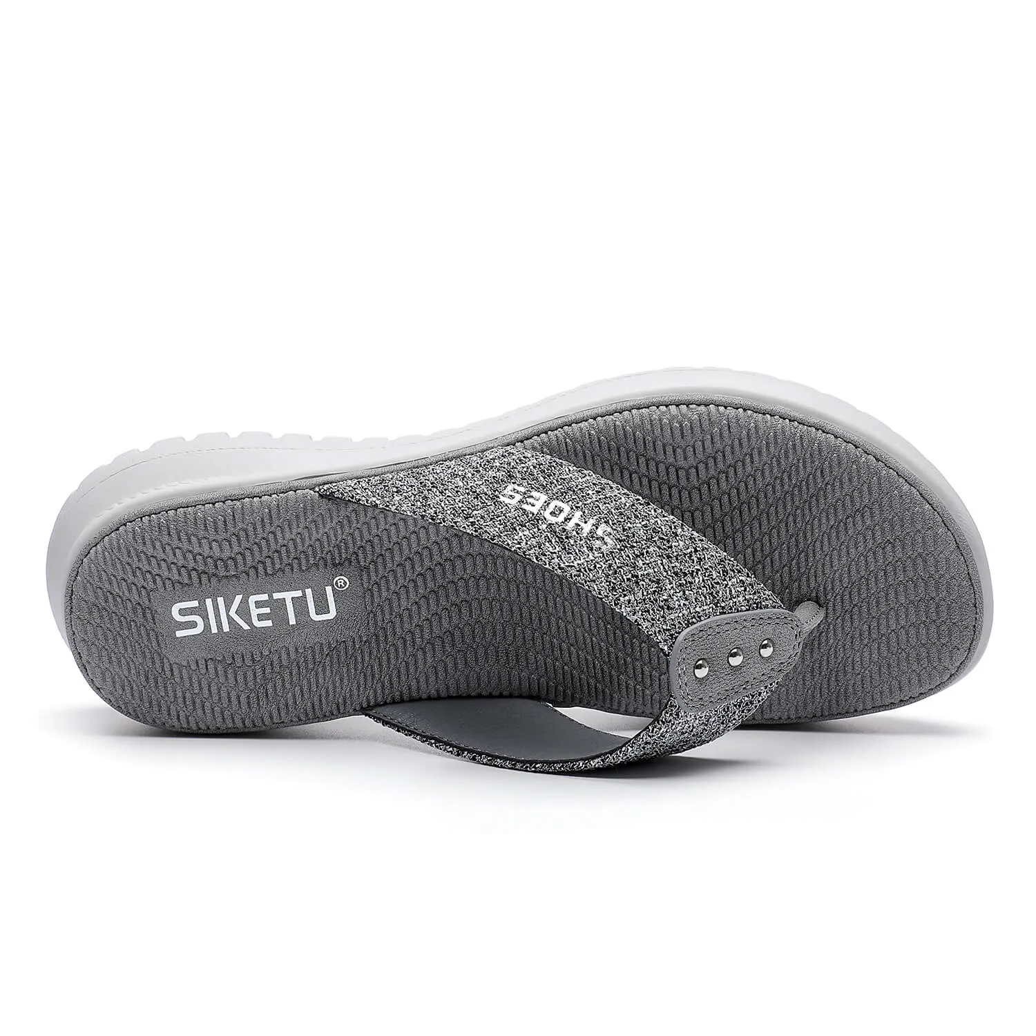 Brinkley Reef T-Strap Flip Flops - Siketu
