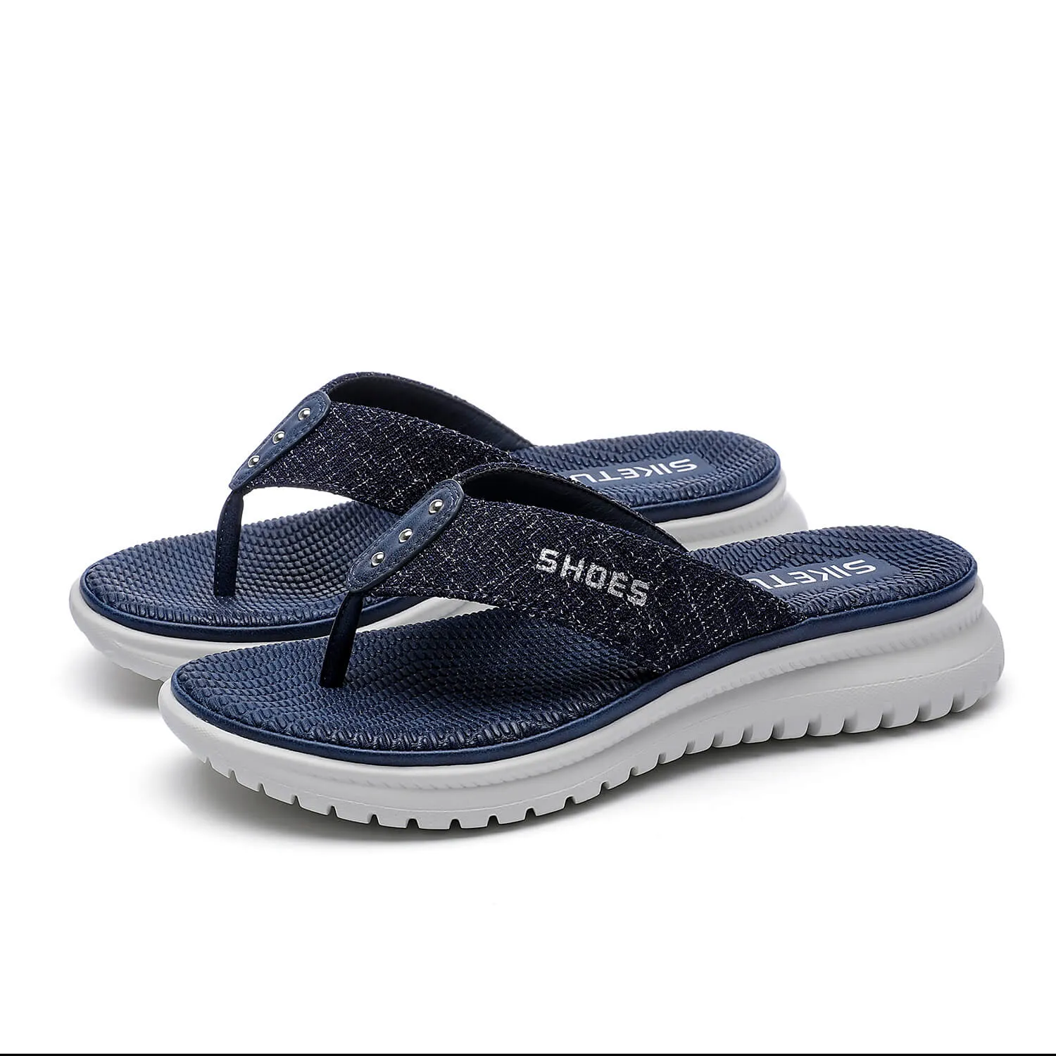 Brinkley Reef T-Strap Flip Flops - Siketu