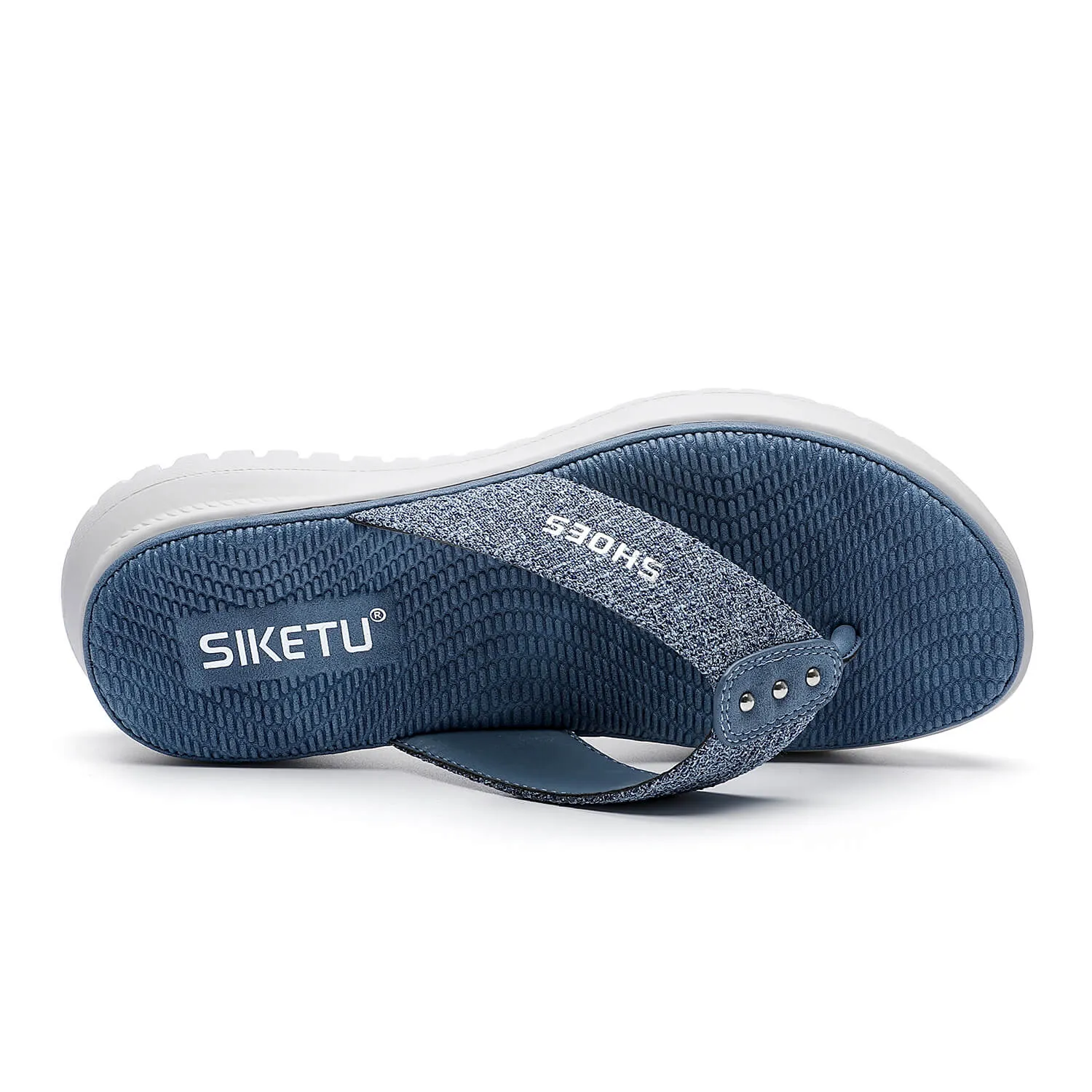 Brinkley Reef T-Strap Flip Flops - Siketu
