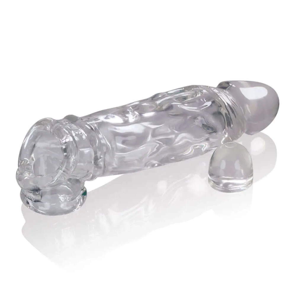 Butch Veiny Cocksheath - Clear: Enhance Your Size and Sensation with Unmatched Comfort