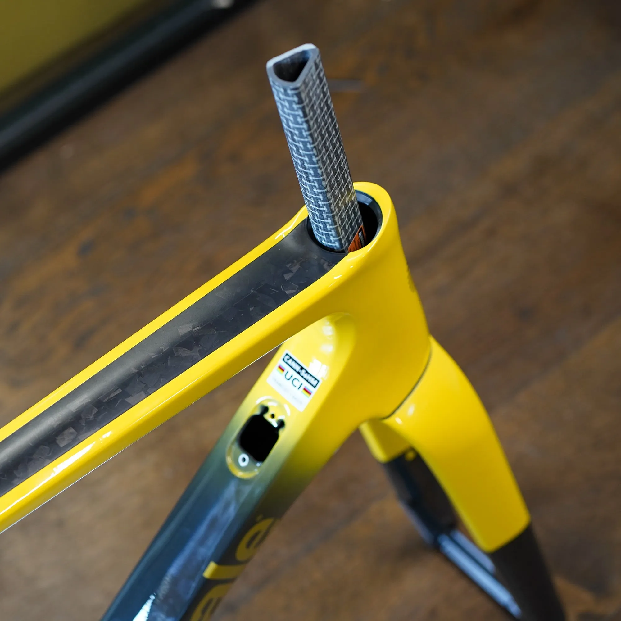 Cannondale SuperSix EVO Hi-MOD Frameset - Laguna Yellow