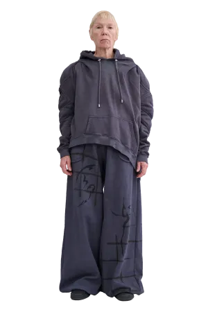 CHARCOAL CS GYM MUSCLE WAVE HOODIE