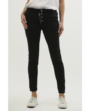Classic Button Jean - Black