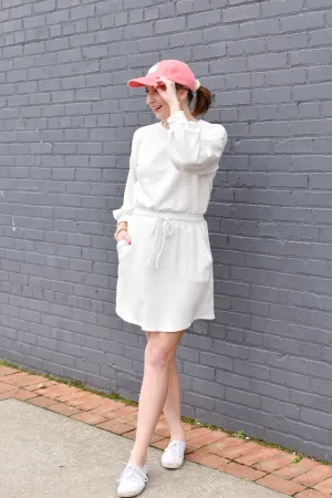Confetti Speckle Drawstring Dress