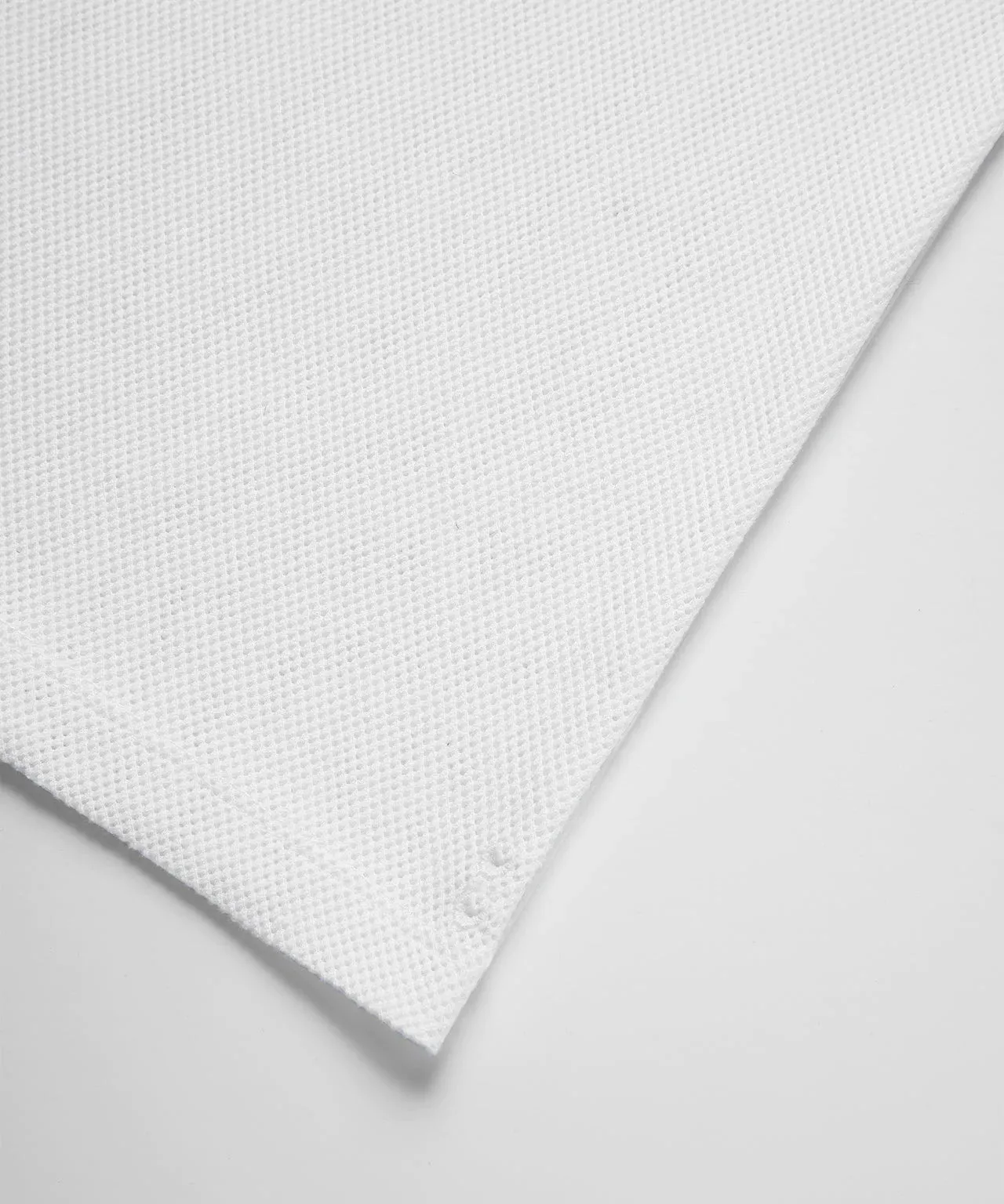 Cotton Mesh Tank Top: White