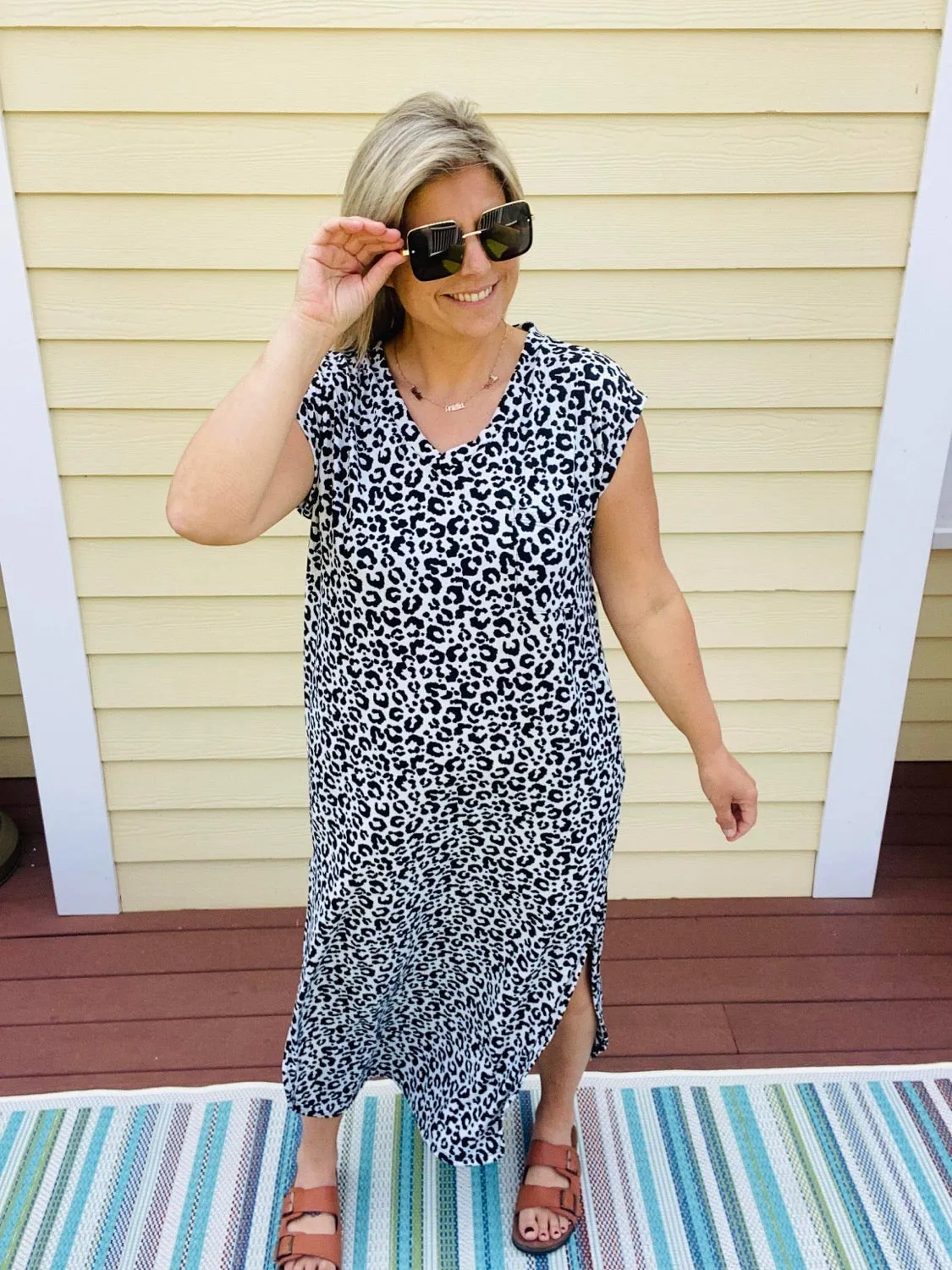 Culture Code Wild Side V-Neck Dress