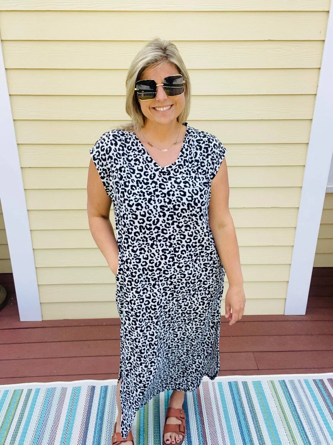 Culture Code Wild Side V-Neck Dress