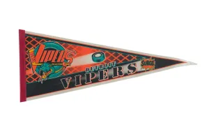 Detroit Vipers Felt Flag Pennant