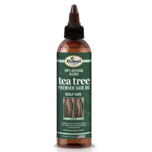 DIFEEL SCALP CARE 99% NATURAL PREMIUM NATURAL HAIR OIL - TEA TREE OIL 8 OZ.