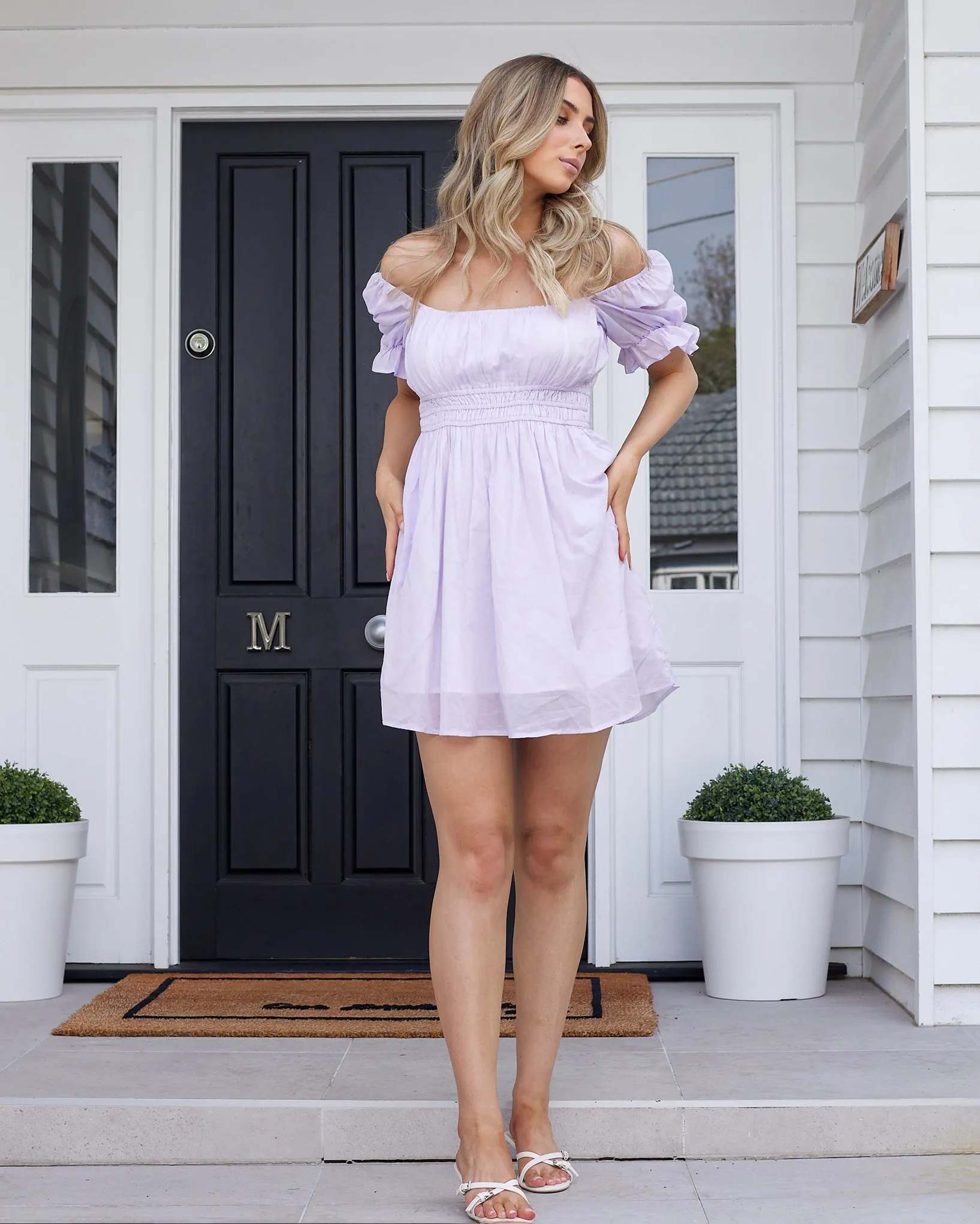 Dolly Mini Dress-Lilac