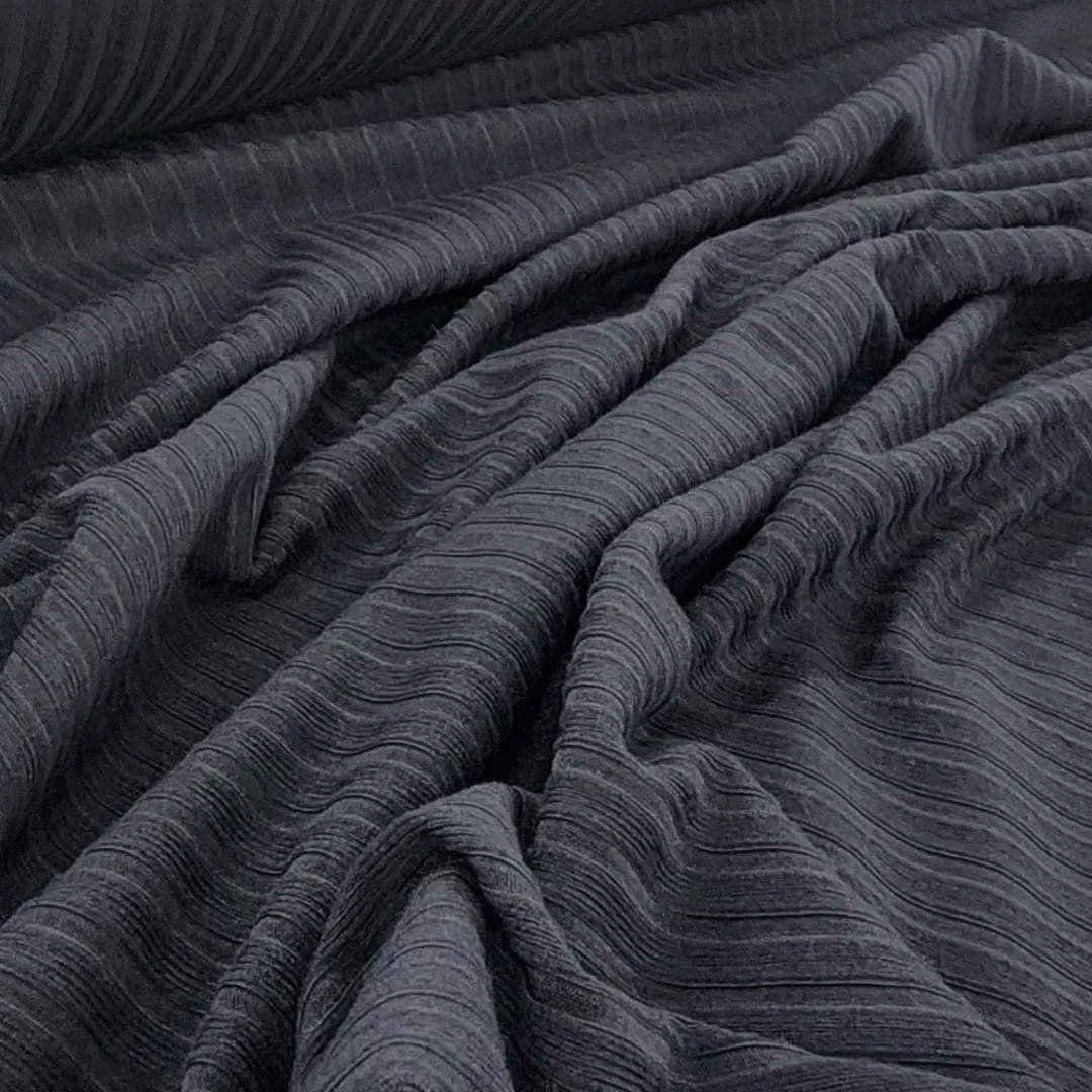 Dty Brushed 4X2 Rib Fabric 150 cm Navy