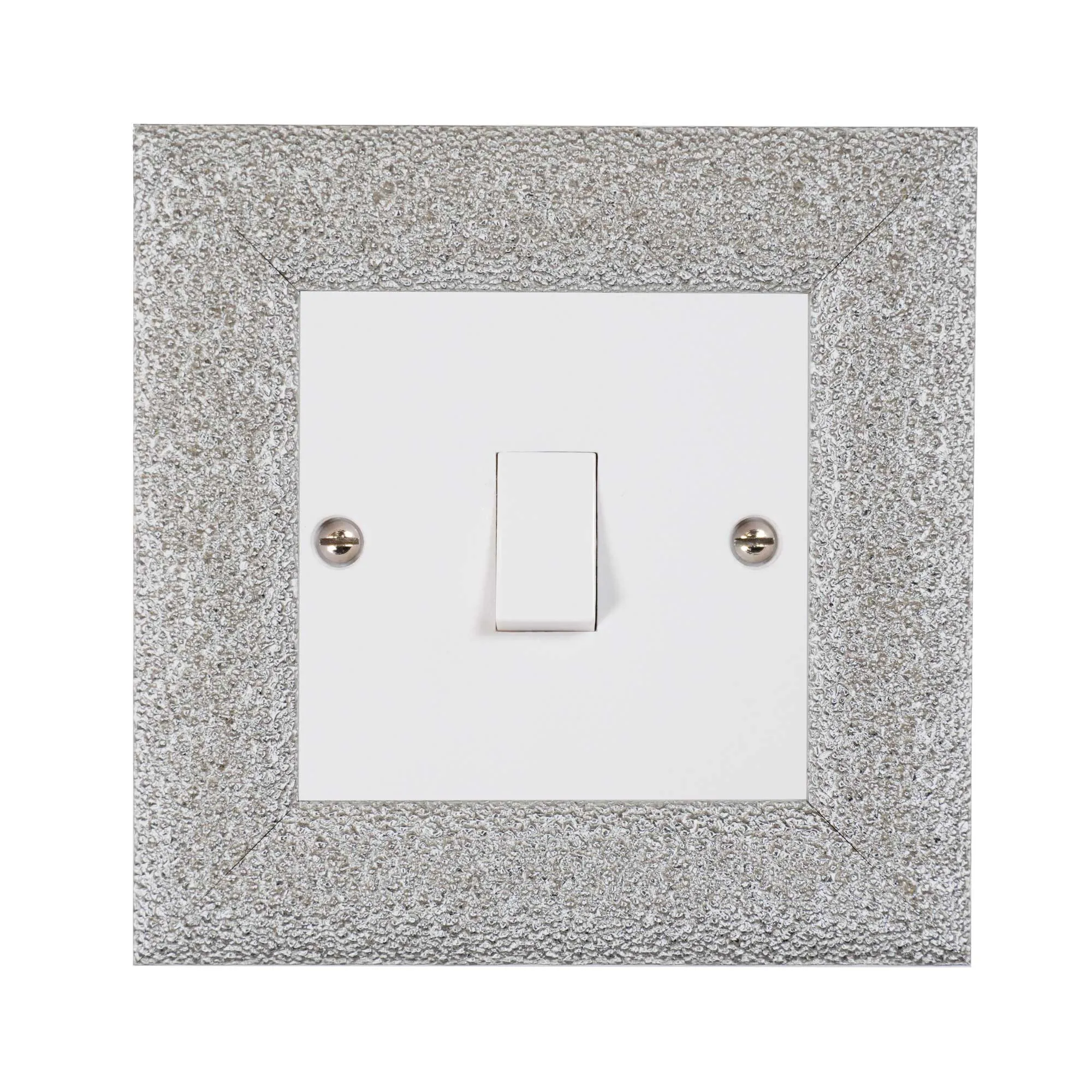 ElekTek Decorative Switch Surround Frame Cover Finger Plate Milano Sparkle