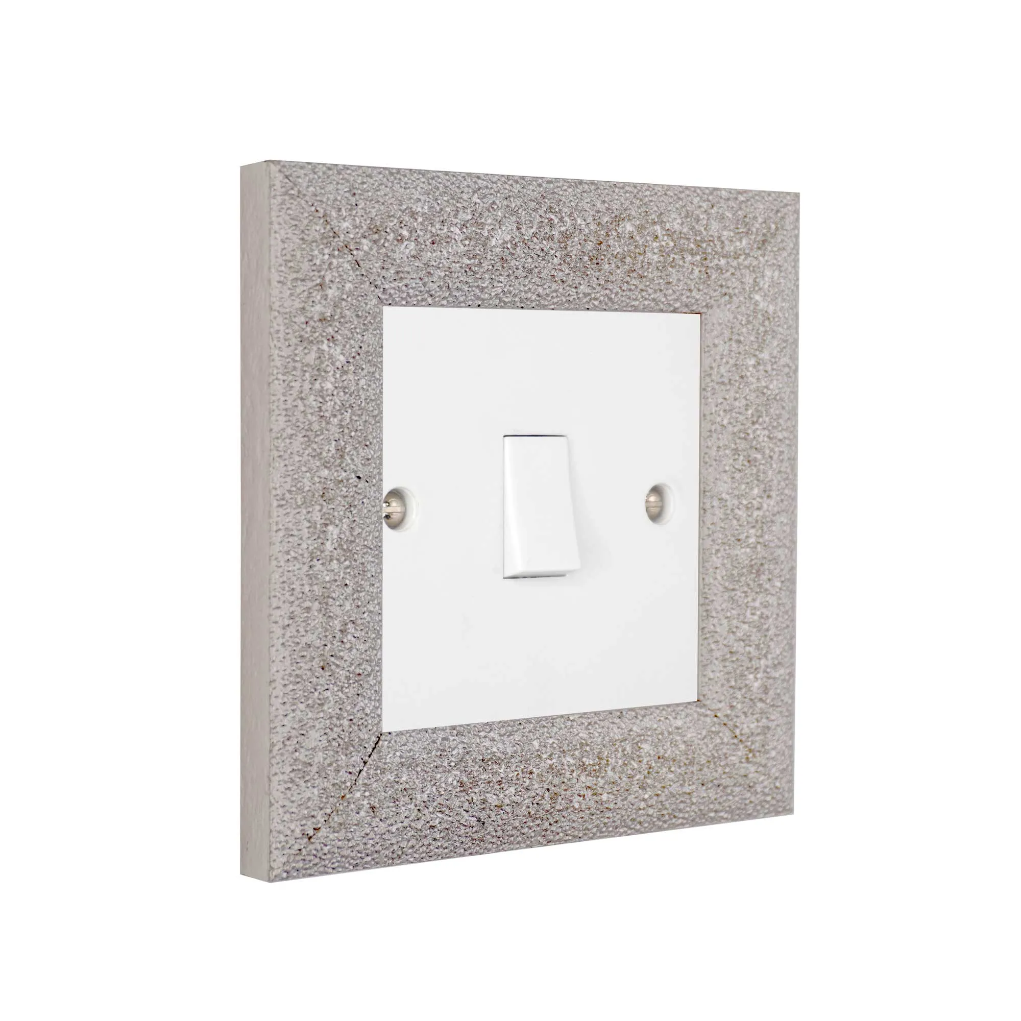ElekTek Decorative Switch Surround Frame Cover Finger Plate Milano Sparkle