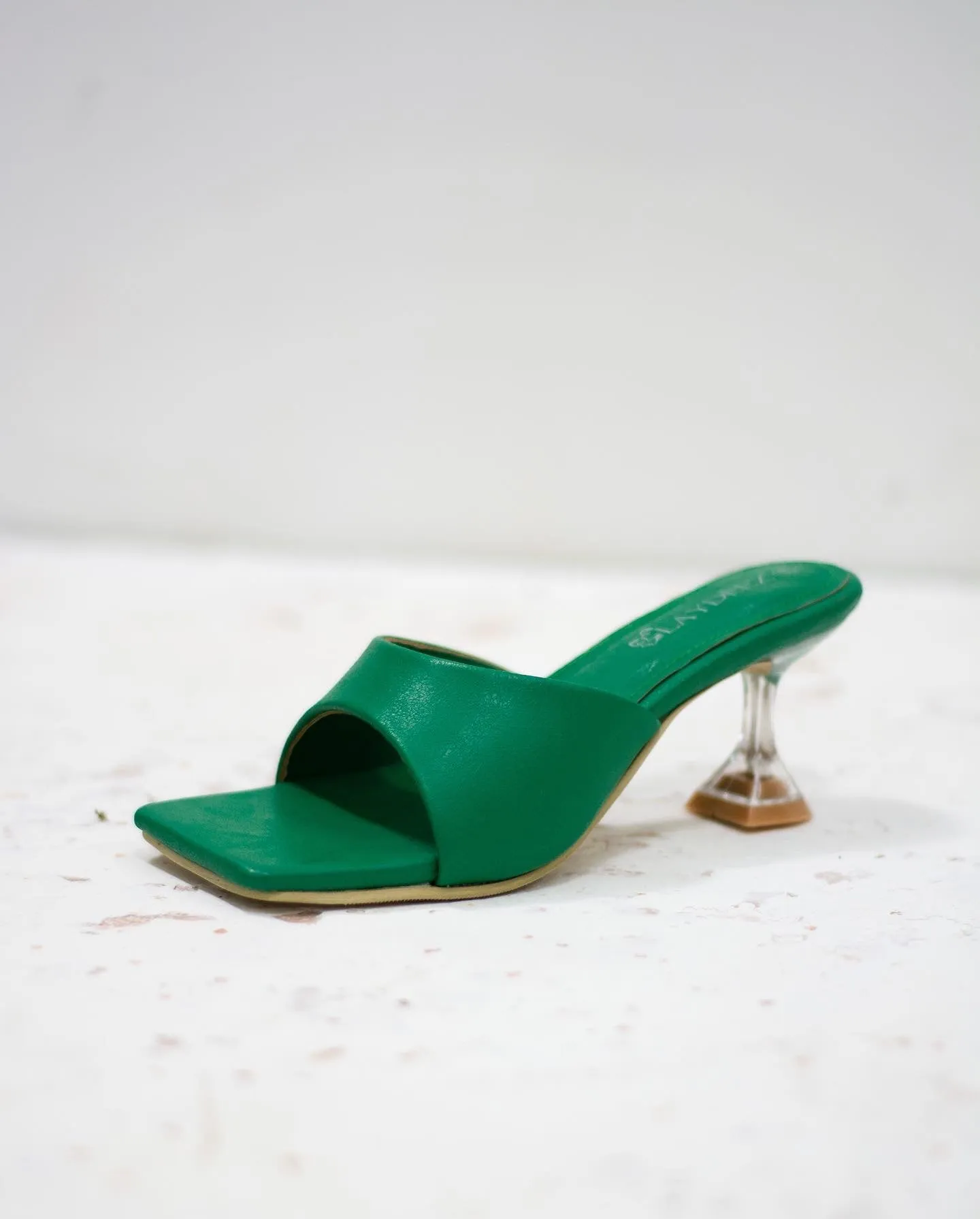 Evie Hourglass Mule Heels