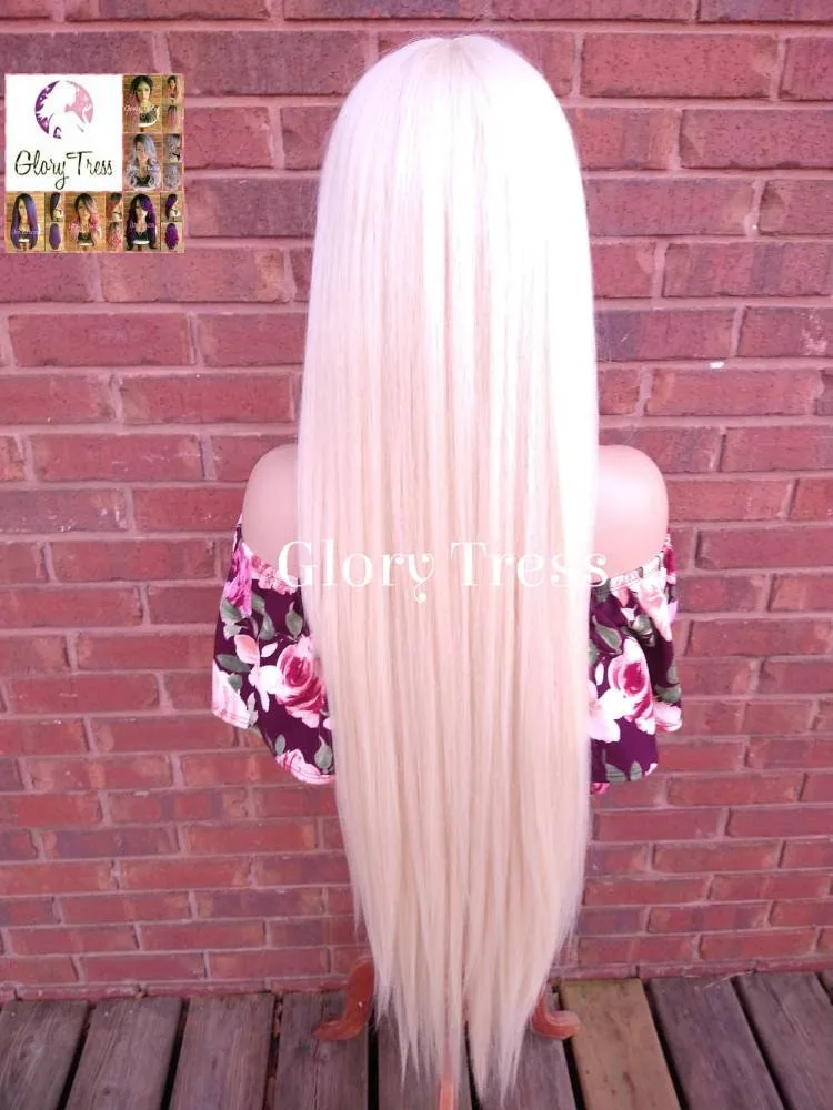 Extra Long Full Wig, Wig with China  Bangs, 613 Blonde Wig, Glory Tress Wigs// NOBLE