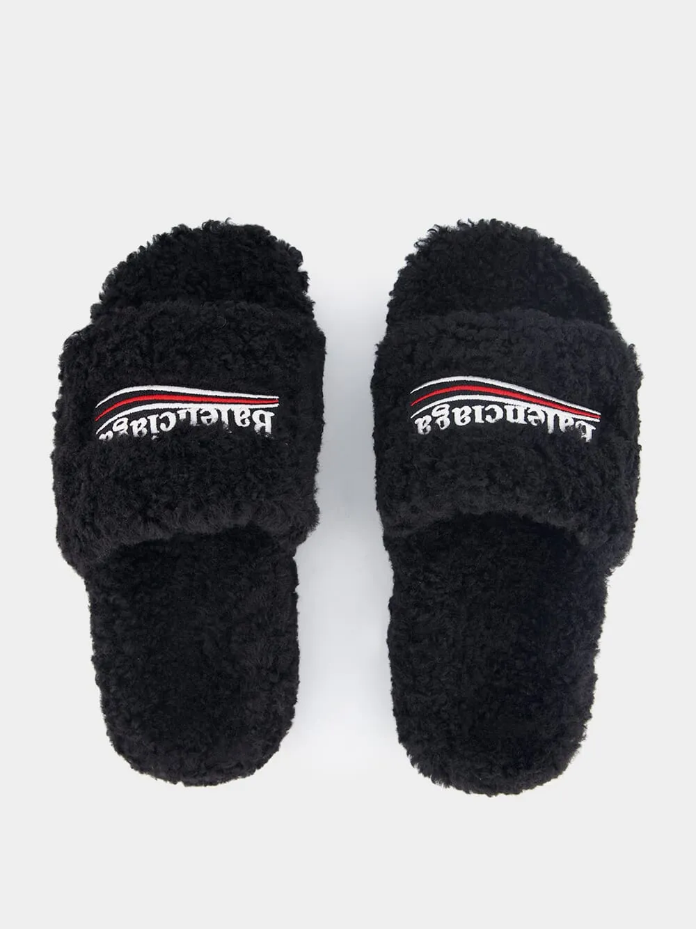 Furry Slide Sandal