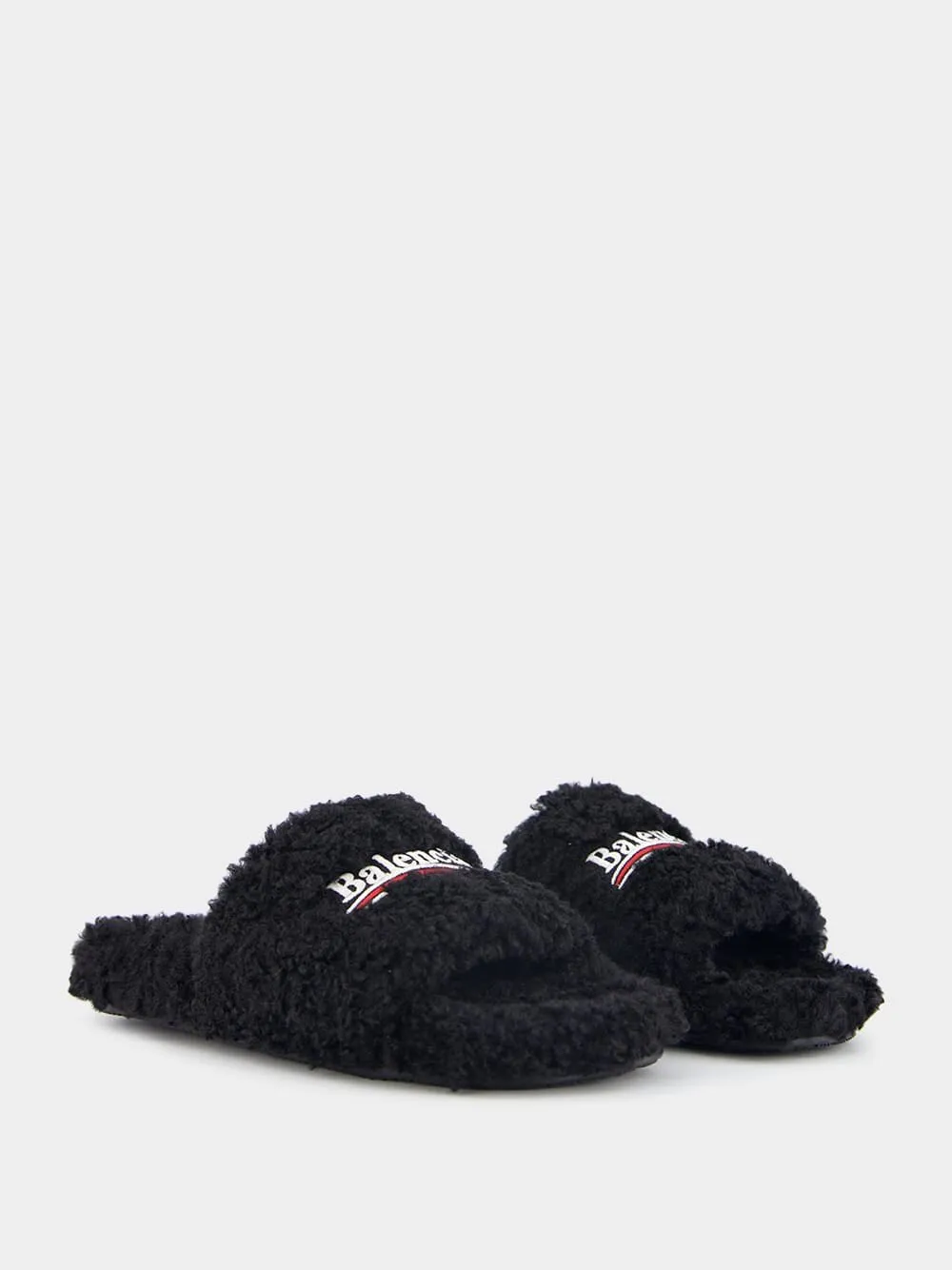 Furry Slide Sandal