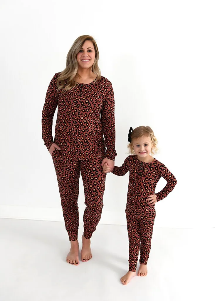 Gigi and Max Sienna Leopard Ruffle 2pc Set
