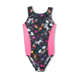 Girl Power 105 Unicorn Forever Pink Gymnastics Leotard - Girls