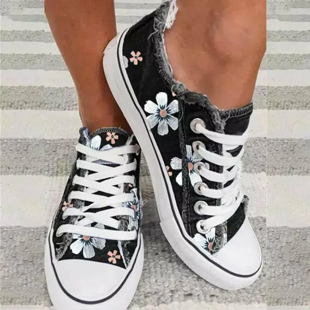 GS Summer Low | Leuke lage sneaker met bloemenprint voor dames