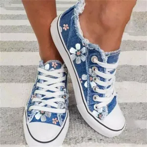 GS Summer Low | Leuke lage sneaker met bloemenprint voor dames