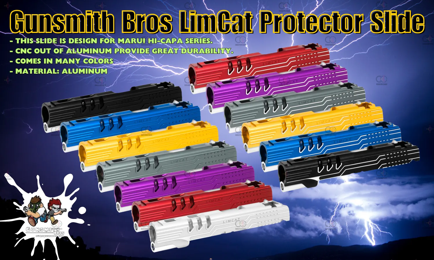 Gunsmith Bros LimCat Protector Slide for Hi-Capa